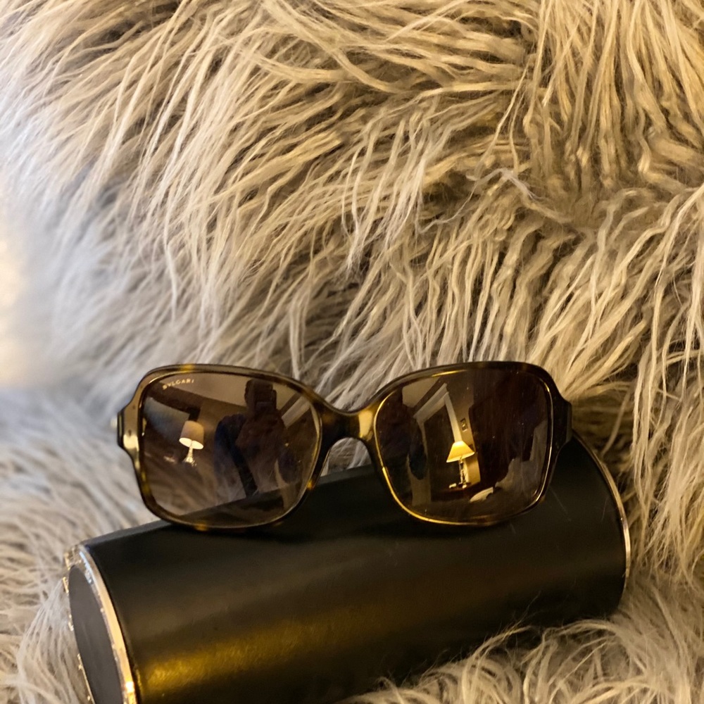 BVLGARI Tortoise Sunglasses
